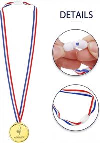 img 1 attached to Gold, Silver, And Bronze Medals By Pllieay - Ideal For Party Decorations And Award Ceremonies