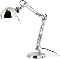 💡 ikea nickel plated work lamp 601.467.64 - forsa lamp логотип