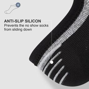 img 2 attached to Low Cut Ankle Socks For Men - Casual Cotton Short Socks With No Show Design