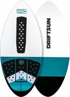 experience the thrill of wave riding with driftsun's fiberglass performance skimboard for all ages: available in 44, 48, and 52 inch sizes with eva traction pad logo