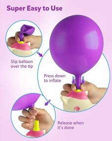 img 2 attached to Effortlessly Inflate Your Party Decorations With Coogam Unicorn Balloon Pump – Perfect For Weddings, Birthdays, And Special Occasions!