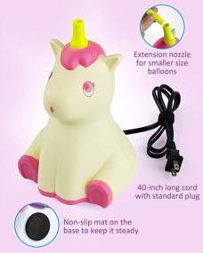 img 1 attached to Effortlessly Inflate Your Party Decorations With Coogam Unicorn Balloon Pump – Perfect For Weddings, Birthdays, And Special Occasions!