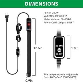 img 1 attached to Simple Deluxe Submersible Aquarium Heater