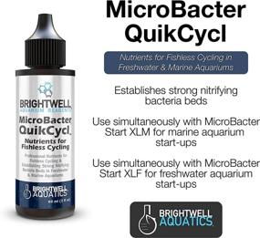 img 2 attached to 🐟 Brightwell Aquatics MicroBacter QuikCycl - Nutrient Boost for Fishless Cycling in Freshwater and Marine Aquariums - Establishes Nitrifying Bacteria Beds