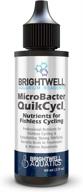 🐟 brightwell aquatics microbacter quikcycl - nutrient boost for fishless cycling in freshwater and marine aquariums - establishes nitrifying bacteria beds logo