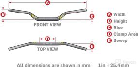 img 1 attached to Pro Taper Contour Oversized Handlebars Motorcycle & Powersports for Parts