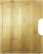 transolid bamboo cutting board, 14.38" x 16.84", 0.91" thickness, tcb1417-l brown logo
