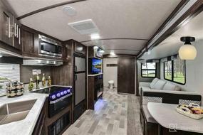 img 1 attached to Upgrade Your RV Dining Room with Maichis Decorative 12V LED 🚐 Pendant Lamp - Alabaster Sphere Glass Lens, On/Off Switch and Bulb Included!