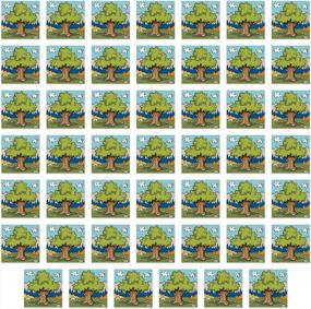 img 4 attached to Добавьте очарования своему празднику с многоцветными салфетками для обеда Beistle'S Woodland Friends, упаковка из 48 штук