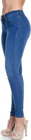 img 1 attached to Женские сверхкомфортные базовые джинсы скинни TwiinSisters с низкой посадкой и комфортной эластичной тканью