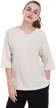 soojun women's essential casual loose cotton linen tops blouses - perfect for everyday wear! logo
