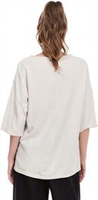 img 3 attached to Soojun Women'S Essential Casual Loose Cotton Linen Tops Blouses - Perfect For Everyday Wear!