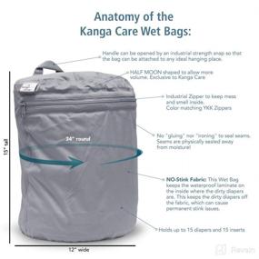 img 3 attached to 👜 Kanga Care RooZoo: 3D Dimensional Seam Sealed Wet Bag - Premium Quality and Innovative Design