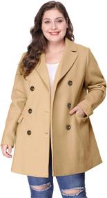 img 2 attached to 🧥 Agnes Orinda Women's Notched Breasted Coats, Jackets & Vests in Women's Clothing