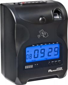img 4 attached to Часы времени развертки пальца Acroprint ATR360 биометрические с цифровым дисплеем для эффективного отслеживания времени