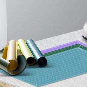 img 2 attached to Enhance Your Cutting Game With DOOHALO 3 Pack Replacement Adhesive Vinyl Mats For Cricut Maker And Explore Air2/One Smart Cutting Machines - 12 X 24 Inch With Veriety Grip!