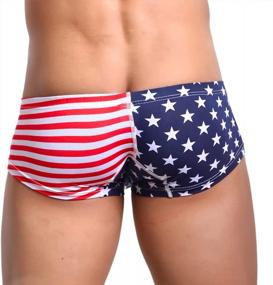 img 3 attached to Evankin Men'S USA American Flag Boxers Briefs Underwear Soft Sexy
