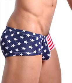 img 2 attached to Evankin Men'S USA American Flag Boxers Briefs Underwear Soft Sexy