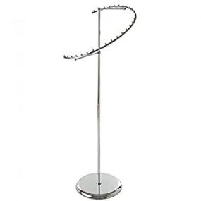img 2 attached to Heavy Duty Chrome Spiral Garment Rack For Retail Display - Showcase Up To 29 Garments With NAHANCO K29