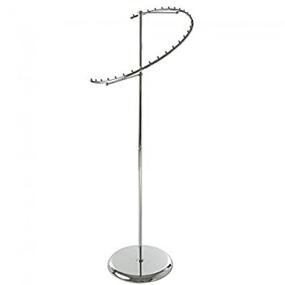 img 4 attached to Heavy Duty Chrome Spiral Garment Rack For Retail Display - Showcase Up To 29 Garments With NAHANCO K29