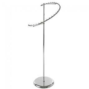 img 3 attached to Heavy Duty Chrome Spiral Garment Rack For Retail Display - Showcase Up To 29 Garments With NAHANCO K29