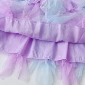 img 2 attached to 2-8T Toddler Girls Winter Long Sleeve Flower Party Tutu Dress By DXTON