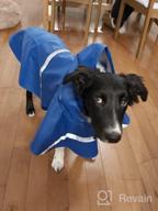 img 1 attached to Stay Stylish And Safe In The Rain With NINEMAX Dog Raincoat - Adjustable Pet Jacket With Reflective Strip For Medium To Large Dogs review by Dale Hing