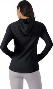 img 1 attached to Yogalicious Lightweight Full-Zip Hooded Workout Jacket With Thumbholes