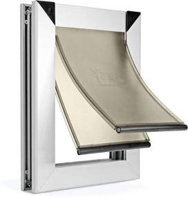 img 4 attached to 🐾 Unbeatable Protection: Extreme Weather Aluminum Dog Door