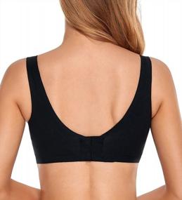img 1 attached to JOATEAY Women'S Sleep Bra: Soft V-Neck Wireless Leisure Bras With Removable Pads