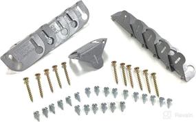 img 3 attached to 🚪 EZ-Hang Premium Door Installation Kit - Best-in-Class Door Installation System. Inclusive of 11 Brackets & All Screws