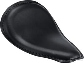 img 2 attached to 🏍️ Innoglow Solo Motorcycle Seat in Black - Ideal for Harley, Yamaha, Kawasaki, Suzuki Sportster, Chopper & Bobber Custom Bikes