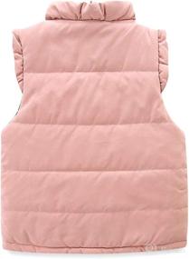 img 3 attached to 🌸 Cute Floral Lightweight Vests for Little Girls - Mud Kingdom Outerwear