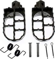 🏍️ yamaha pw50 pw80 foot pegs rest footpegs - yofmoo black, compatible with bw80 1981-2015, dt50, rt100, rt180, t225s, tt225t, ttr110, ttr50e, ttr90, tw200, wr200, wr250, wr500, xt225, xt250, xt350, xt600, yz125 логотип