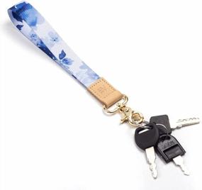 img 3 attached to 2 Pack Keychain Lanyards For Keys With 4 Keyrings - Wristlet Key Chains For Women, Key Holder Lanyards.
