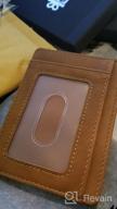 img 1 attached to Streamlined Holder Minimalist Wallet: Sleek and Compact Pocket Wallet review by Quinton Dawon