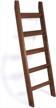 stylish and functional hallops 5ft wooden blanket ladder - perfect for rustic farmhouse decor! logo