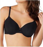 lace t-shirt bra by le mystere with ultra-plush cups and built-up wings for maximum comfort logo