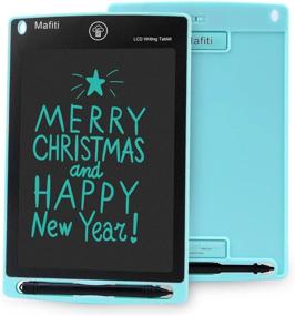 img 4 attached to Mafiti 8.5 Inch LCD Writing Tablet: Portable Doodle Board for 📝 Kids & Adults - Perfect for Office Memo, Home Whiteboard & Cyan Drawing