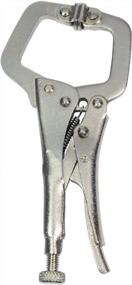 img 1 attached to Secure Your Grip With HTS 104C4 Mini Locking Pliers - 4.5" C Clamp