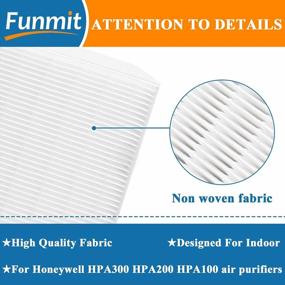 img 2 attached to Pack Of 6 H13 True HEPA Replacement Filters Compatible With Honeywell HPA300, HPA200, HPA100, HPA090 Series Air Purifiers - Equivalent To HRF-R3, HRF-R2 & HRF-R1 Filters By Honeywell