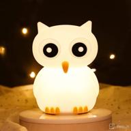 owl night light changing rechargeable logo