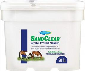 img 4 attached to 50 фунтов натурального подорожника Farnam SandClear для оптимального пищеварения лошади