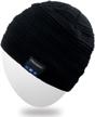 stay warm and jam out with rotibox bluetooth beanie hat: perfect for outdoor sports and xmas gifts logo