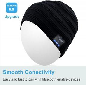 img 2 attached to Stay Warm And Jam Out With Rotibox Bluetooth Beanie Hat: Perfect For Outdoor Sports And Xmas Gifts