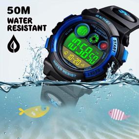 img 2 attached to Waterproof Multi-Function Kids Sport Watch With Luminous Display And Alarm