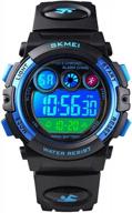 waterproof multi-function kids sport watch with luminous display and alarm logo