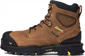 img 4 attached to Premium Waterproof Work Boots For Men: Thorogood Infinity FD 6” With Composite Toe And Slip-Resistant Outsole