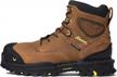 premium waterproof work boots for men: thorogood infinity fd 6” with composite toe and slip-resistant outsole logo