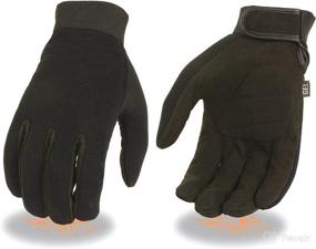 img 2 attached to Premium Quality Milwaukee Leather SH44612 Men's Black Textile Mechanics Gloves with Amara Bottom - Unparalleled Performance and Comfort